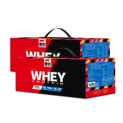 【紅牛官方直營】聰勁即溶乳清蛋白隨手包-曼特寧風味(35gX30包)x2盒