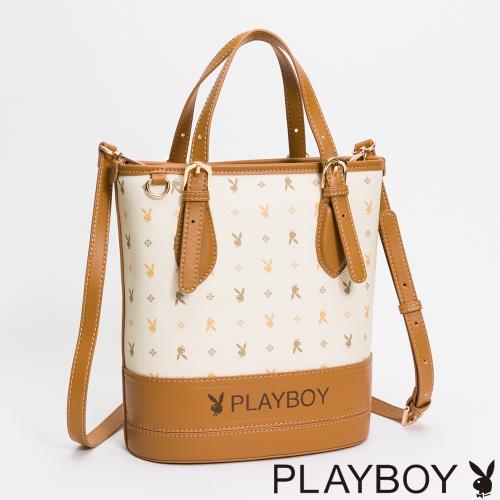 PLAYBOY - 水桶包 Dynamic系列 - 米色