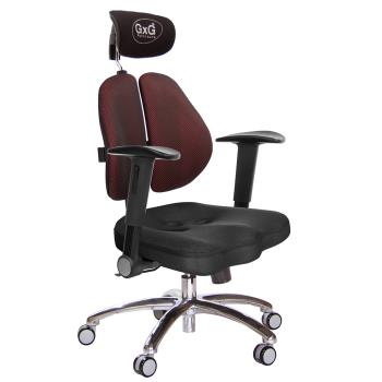 GXG 兩軸枕 雙背美臀椅 (鋁腳/摺疊升降扶手) TW-2534 LUA1