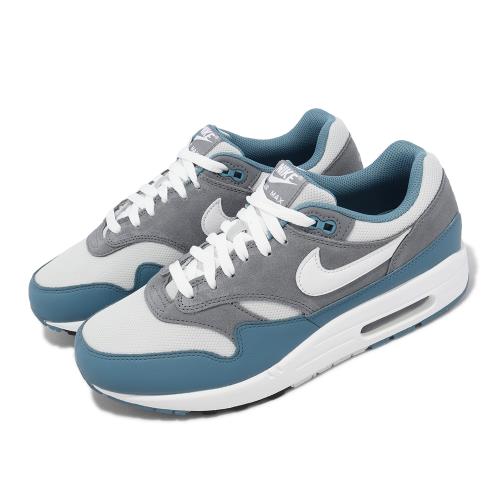 Nike 休閒鞋 Air Max 1 SC Noise Aqua 男女鞋 灰 藍 氣墊 復古 FB9660-001