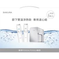 SAKURA櫻花 雙溫淨熱飲專用濾芯組F9005