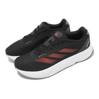 adidas 慢跑鞋 Duramo SL M 男鞋 黑 紅 緩震 基本款 環保材質 運動鞋 愛迪達 IE9696