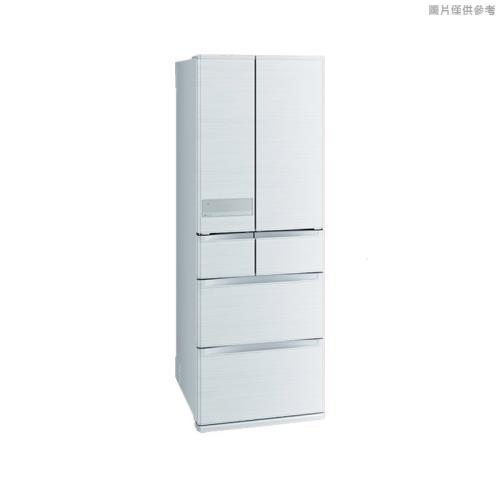 (含標準安裝)三菱電機【MR-JX53C-W-C】525公升一級變頻六門冰箱(絹絲白)