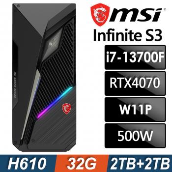 MSI MAG Infinite S3 13-663TW (i7-13700F/32G/2TB+2T SSD/RTX4070-12G/W11P)