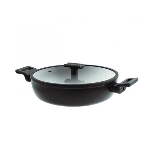 Sambonet ｜Titan ‧雙耳平底鍋附蓋 ‧ 28cm