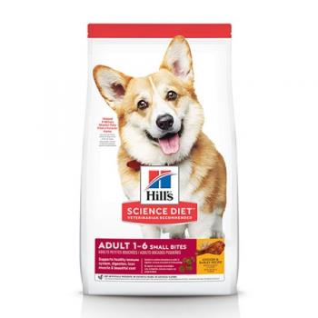 東森獨家特惠組_Hills 希爾思 寵物食品 成犬 小顆粒 雞肉與大麥 6.8公斤 (飼料 狗飼料) 效期：20240630