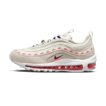 Nike Air Max 97 SE 女 米白 子彈 麂皮 串標LOGO 運動 休閒鞋 DC4013-001