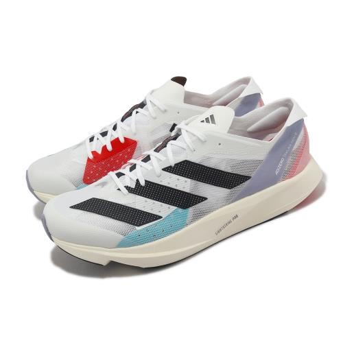 adidas 競速跑鞋 Adizero Takumi Sen 9 男鞋 女鞋 白 黑 雙層中底 運動鞋 愛迪達 ID6938