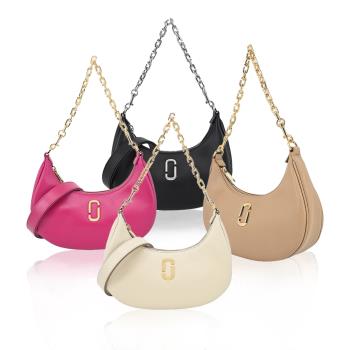 MARC JACOBS THE CURVE皮革鏈帶手提/肩揹包(多色選)