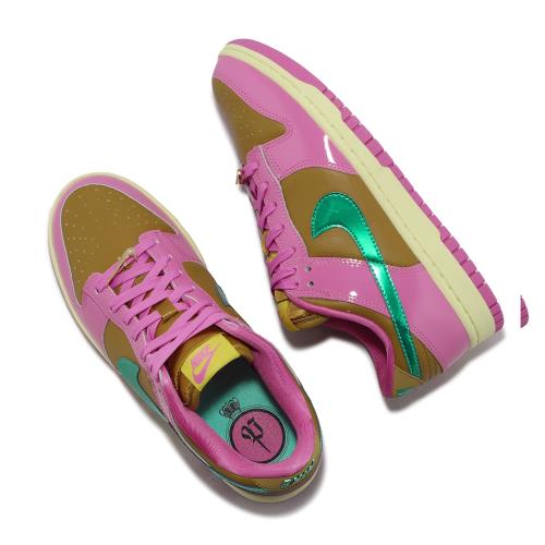 Nike x Parris Goebel Wmns Dunk Low PG QS 女鞋聯名粉紅棕綠FN2721