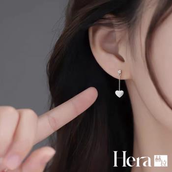 【Hera 赫拉】精鍍銀愛心流蘇耳環 H112101804