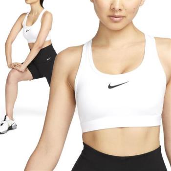 Nike SWSH MED SPT Bra 女款 白色 中度支撐 運動內衣 DX6822-100