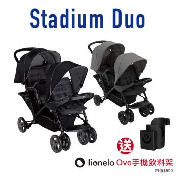 【Graco】雙人前後座嬰兒手推車 城市雙人行 Stadium Duo (探險黑/鈦金灰)