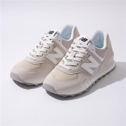 New Balance 574 女 杏色 復古 慢跑鞋 增高鞋 厚底鞋 休閒鞋 U574FOG