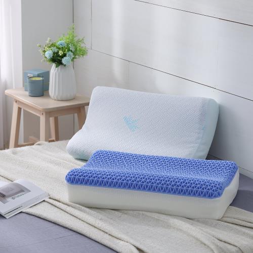 【棉眠DreamTime】TPE人體工學涼感記憶枕(9-13cm/1入)|記憶枕