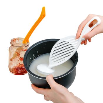 日本INOMATA洗米瀝水器+矽膠刮刀-特惠組