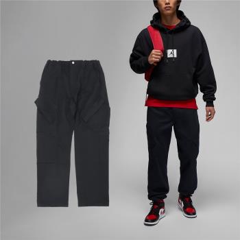 Nike 長褲 Jordan Essentials Chicago 褲子 男款 黑 工裝 可調褲腳 喬丹 FB7306-010
