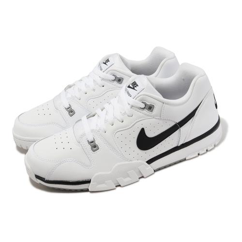 Nike 休閒鞋 Cross Trainer Low 男鞋 白 黑 復古 皮革 訓練鞋 CQ9182-106