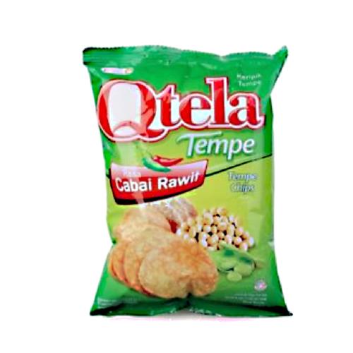 【印尼】Qtela天貝脆片-辣味X8包