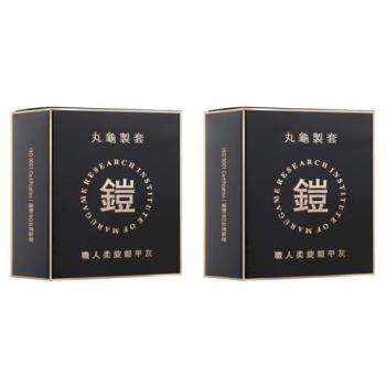 保險套 丸龜製套 職人柔旋鎧甲灰 環紋型／6入X2盒