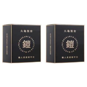 保險套 丸龜製套 職人柔旋鎧甲灰_環紋型／6入X2盒