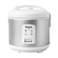  Panasonic國際牌 SR-RN189 電子鍋，專為家庭設計的10人份大容量煮飯機，白色系簡約外觀，內鍋採用不粘塗層合金材質，易清潔耐用。尺寸275x270x287mm，重量僅2.9kg，適用110V/60Hz電壓，消耗功率700~800W。配件包含飯勺、量杯及蒸籠，支援多功能蒸煮。多項智慧控制，煮出完美白飯。產地中國，全臺保固1年，BSMI許可字號R31417，品質保證。適合大家庭使用，提升廚房煮飯效率！ 