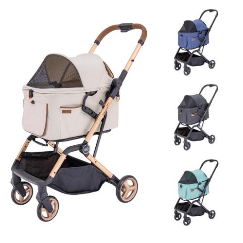 CapucciPet 卡普奇多功能寵物推車_旅行者 經典版(三色可選)