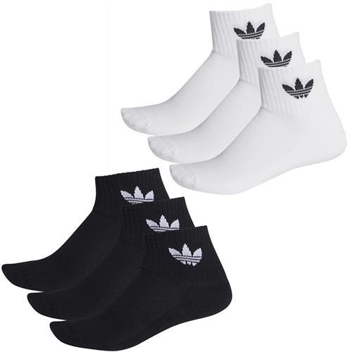 Adidas 襪子 腳踝襪 3入組 黑/白【運動世界】FM0643/FT8529