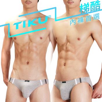 TIKU 梯酷 - 幻彩呼吸系列 竹纖維低腰三角男內褲 -灰色 (GH1226)