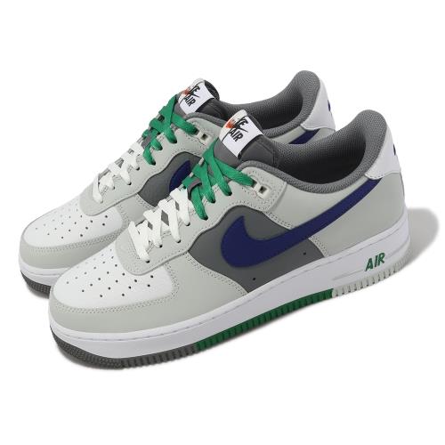 Nike 休閒鞋Air Force 1 07 LV8 Split 男鞋綠灰藍AF1 FD2592-001|會員