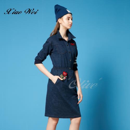 CHENG DA 秋冬專櫃精品時尚流行長袖洋裝 NO.226386(出清款)