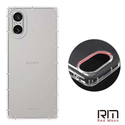 RedMoon SONY Xperia 5 V 防摔透明TPU手機軟殼 鏡頭孔增高版