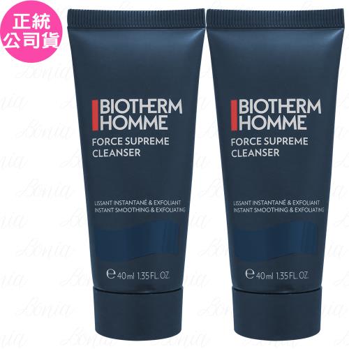 BIOTHERM 碧兒泉 男仕極量深層潔面霜(40ml)*2(公司貨)