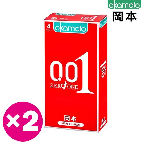  岡本．001至尊勁薄 Zero One(4入×2盒)