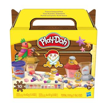 Play-Doh 培樂多黏土 海盜尋寶閃亮黏土提盒(F7380)