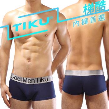 TIKU 梯酷 - 木代爾金屬 超彈貼身平口男內褲 -藍色 (HM1850)