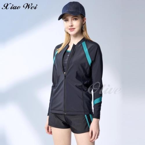 【SAIN SOU 聖手牌】流行大女三件式短背心比基尼泳裝 NO.A9323038