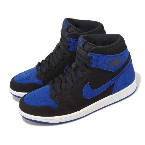 Nike Air Jordan 1 Retro High OG 男鞋黑皇家藍高筒AJ1 麂皮DZ5485-042