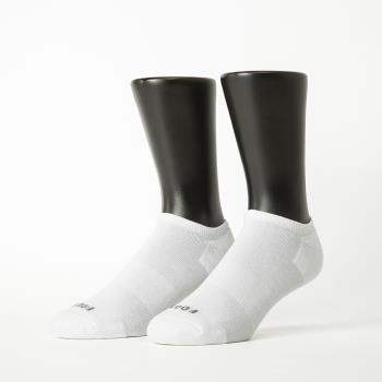 【FOOTER除臭襪】微分子氣墊單色船型薄襪-男款(T71L/XL-白)