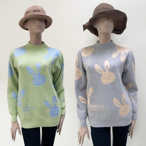 iima 萌系兔子QQ針織上衣