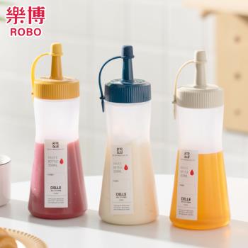 樂博ROBO DELLE系列單孔醬料瓶350ml-3入組