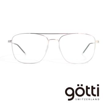 【Götti 】瑞士Götti Switzerland 雙橋方框線性平光眼鏡(- DICKENS)