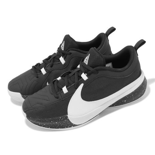 Nike 籃球鞋 Freak 5 GS 大童 女鞋 黑 白 字母哥 運動鞋 氣墊 5代 DZ4486-003
