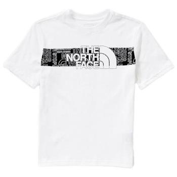 The North Face 北面 童裝 大童 短袖上衣 棉質 白【運動世界】NF0A82T8VY4