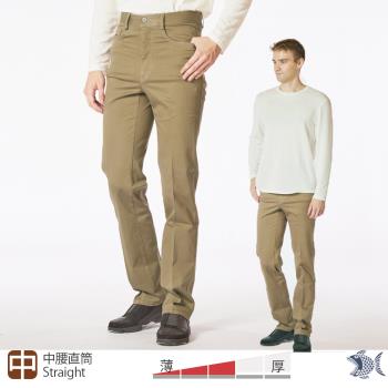 NST Jeans 西北大漠夯黃土色 彈性休閒男褲 (中腰直筒) 台製 398(66820)