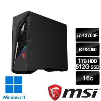msi Infinite S3 13-845TW-RTX4060電競桌機(i7-13700F/16G/512G+1T/RTX4060-8G/W11)