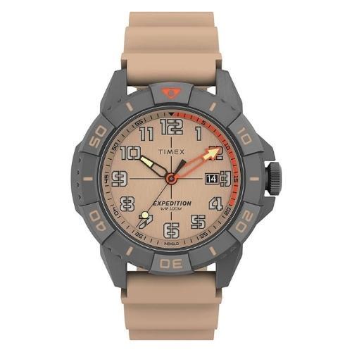 【TIMEX】天美時 遠征系列  41毫米軍事風格戶外手錶 (淺褐色 TXTW2V40900)