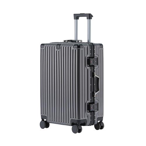 FJ】多功能28吋鋁框防爆行李箱KA28(USB延伸充電孔方便充電)|27～32吋