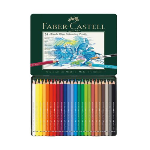 Faber-Castell】輝柏藝術級水彩色鉛筆24色/盒117524|蠟筆/色鉛筆