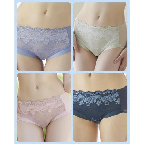 華歌爾-摩奇X-Good Look M-3L中低腰平口褲(4色) ZB4319搭配內褲-ZS2219